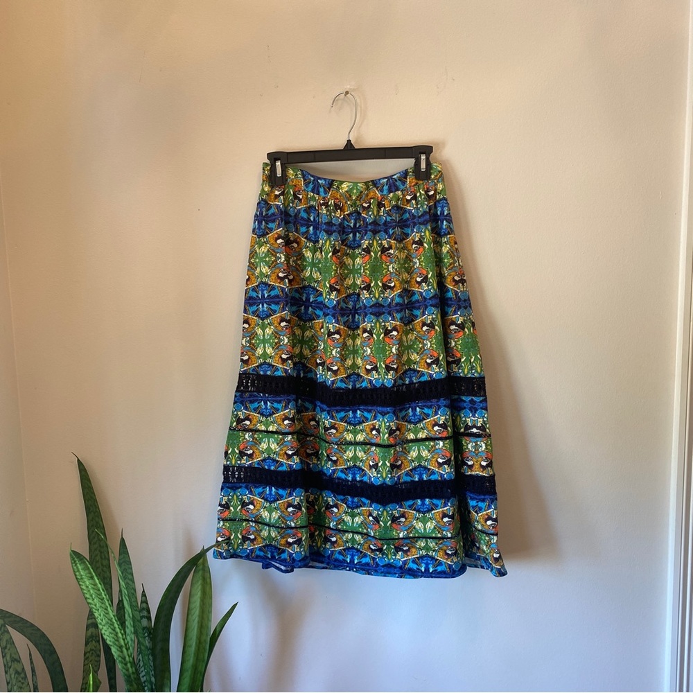 Sam Edelman Parrot A Line Skirt